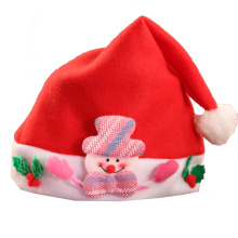 New Design Plush Felt Christmas Santa Hat For Xmas Party